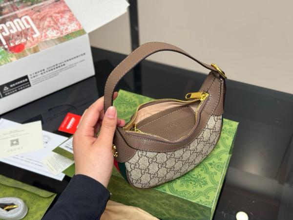 GUCCI Ophidia GG Supreme Canvas Mini Bag 658551-96IWG-8745 size 20*5*15cm