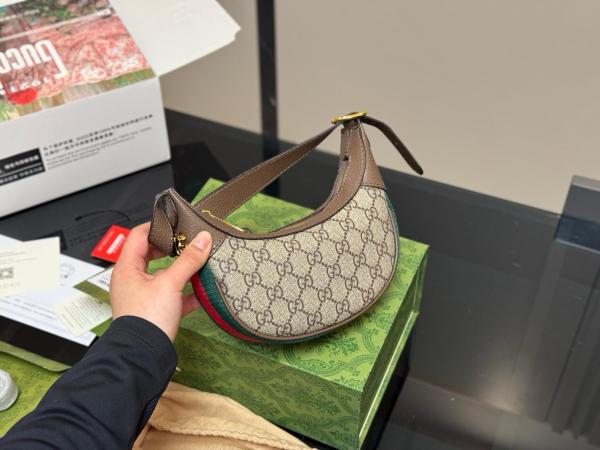 GUCCI Ophidia GG Supreme Canvas Mini Bag 658551-96IWG-8745 size 20*5*15cm