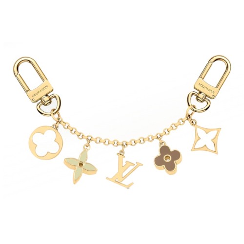LOUIS VUITTON Fleur De Monogram Bag Charm Chain
