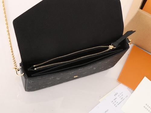 LOUIS VUITTON M83589 Félicie Pochette M82477 size 21*3*12 cm