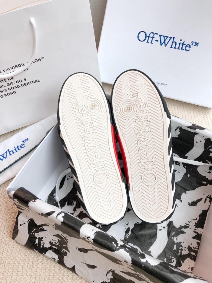 OFF-WHITE Vulc Low Canvas White Black SS22