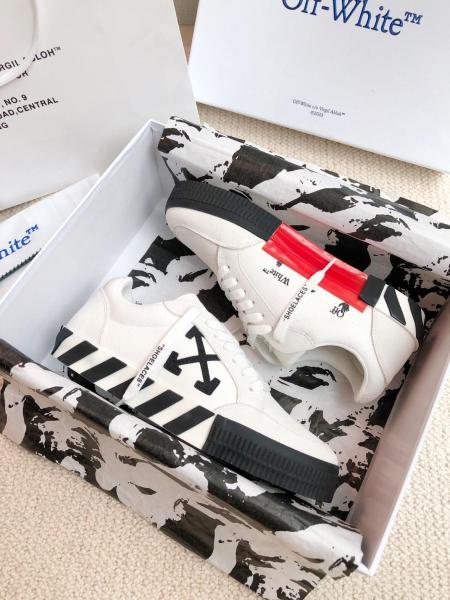 OFF-WHITE Vulc Low Canvas White Black SS22