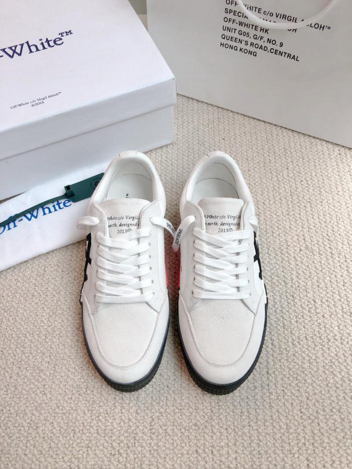OFF-WHITE Vulc Low Canvas White Black SS22