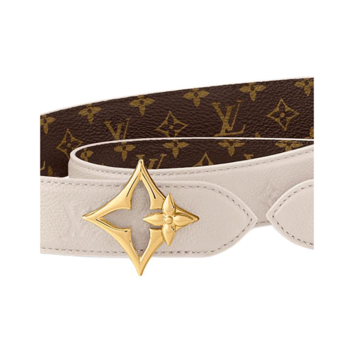 LOUIS VUITTON M8687U Lv Flowergram 30mm Reversible Belt Width: 3CM