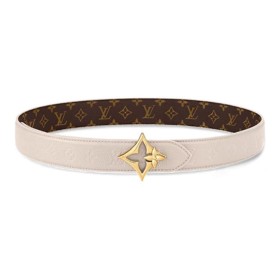 LOUIS VUITTON M8687U Lv Flowergram 30mm Reversible Belt Width: 3CM