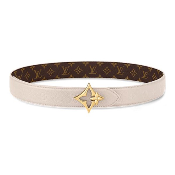 LOUIS VUITTON M8687U Lv Flowergram 30mm Reversible Belt Width: 3CM