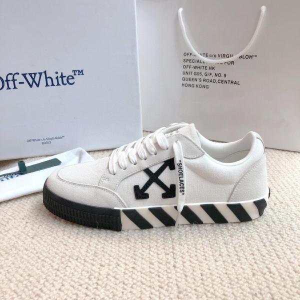 OFF-WHITE Vulc Low Canvas White Black SS22