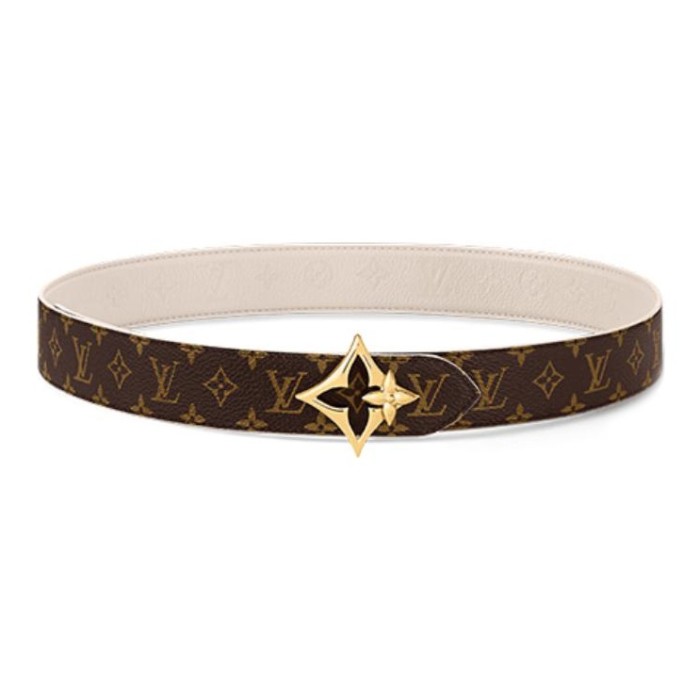 LOUIS VUITTON M8687U Lv Flowergram 30mm Reversible Belt Width: 3CM
