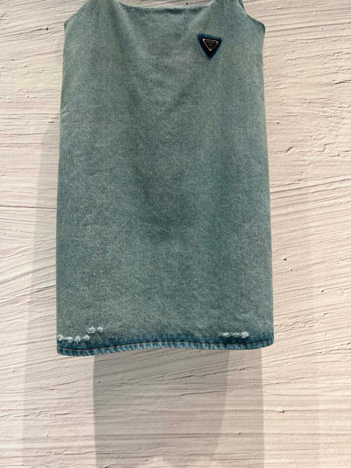 PRADA Slip Dresses Women's Blue