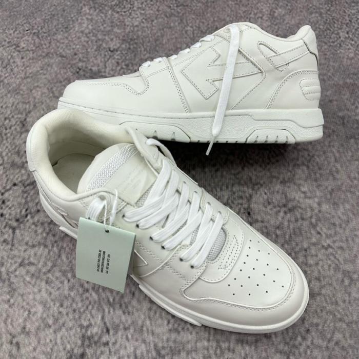 OFF-WHITE Out Of Office Low Triple White White Sole