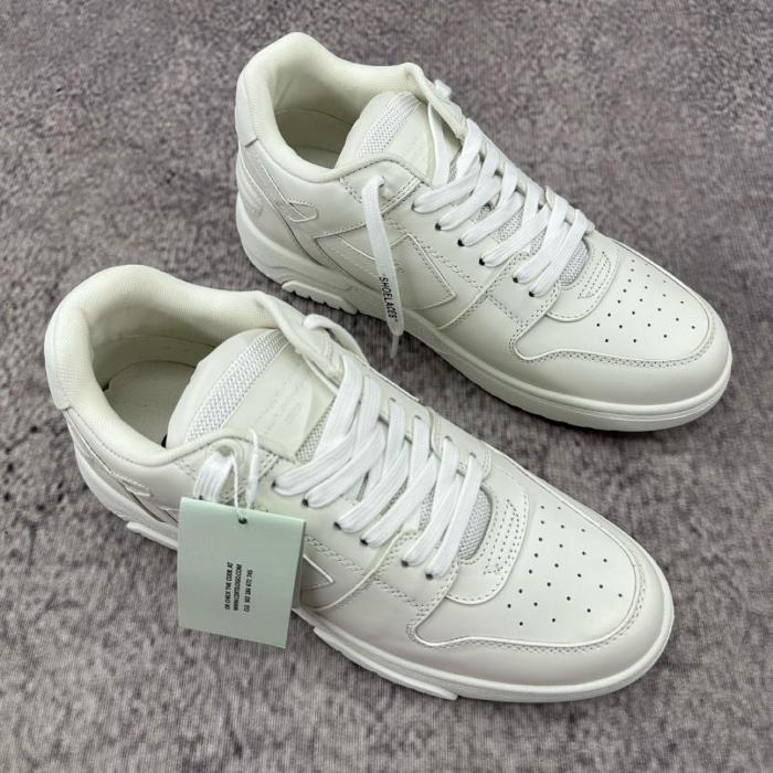 OFF-WHITE Out Of Office Low Triple White White Sole