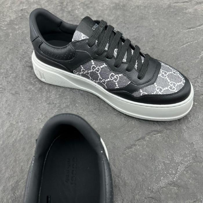 Gucci GG Sneaker Black leather trim