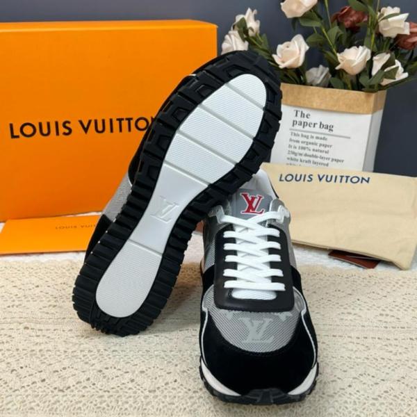 LOUIS VUITTON Low Top Casual Shoes Men's Black