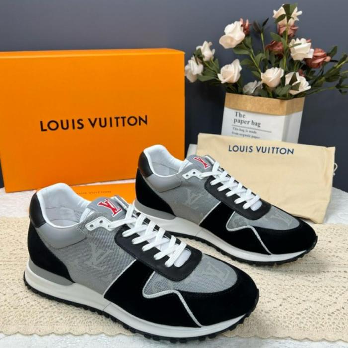 LOUIS VUITTON Low Top Casual Shoes Men's Black