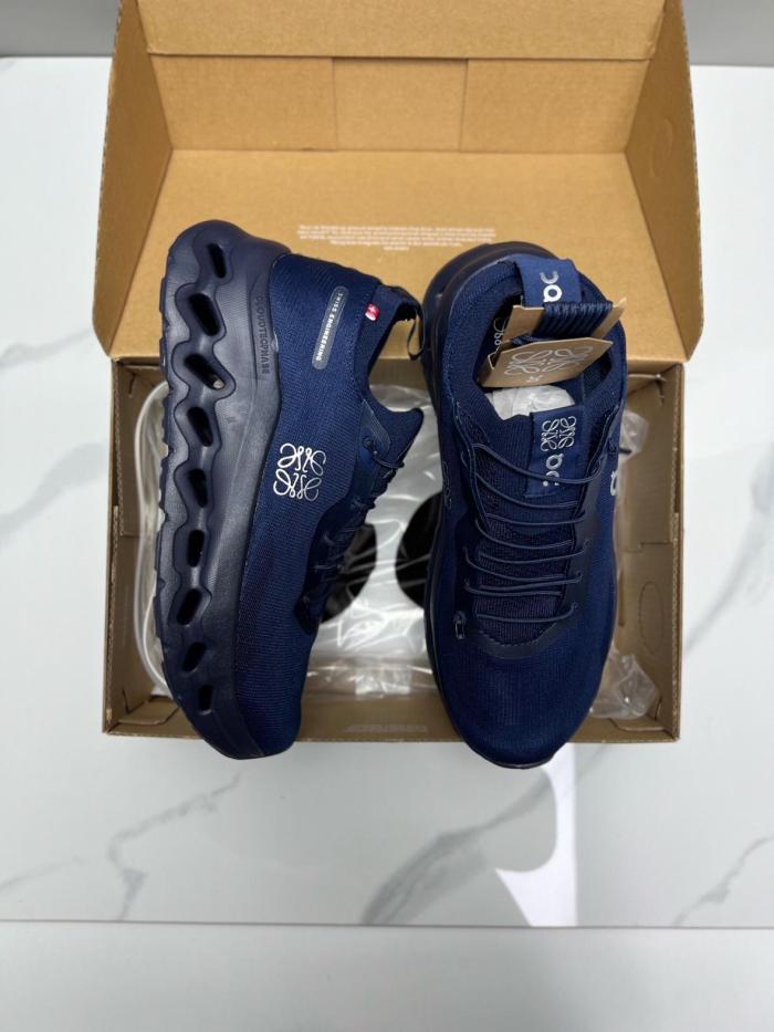 LOEWE Cloudtilt Low Top Casual Shoes Men's Marine Blue