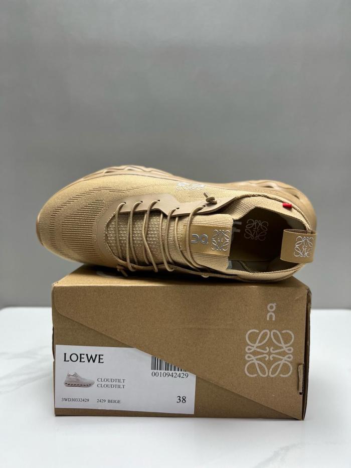 LOEWE Cloudtilt Low Top Casual Shoes Light Umber