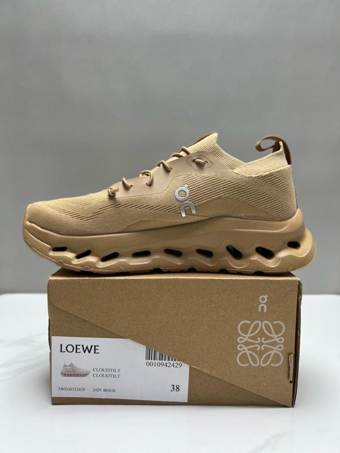 LOEWE Cloudtilt Low Top Casual Shoes Light Umber