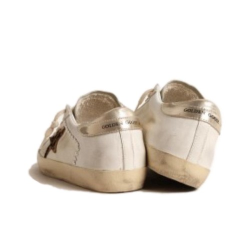 Golden Goose Super-Star Low-Top Skateboard Shoes Women's Beige Vintage Version