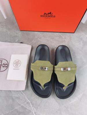 HERMES Empire Flip Flops Women's Green