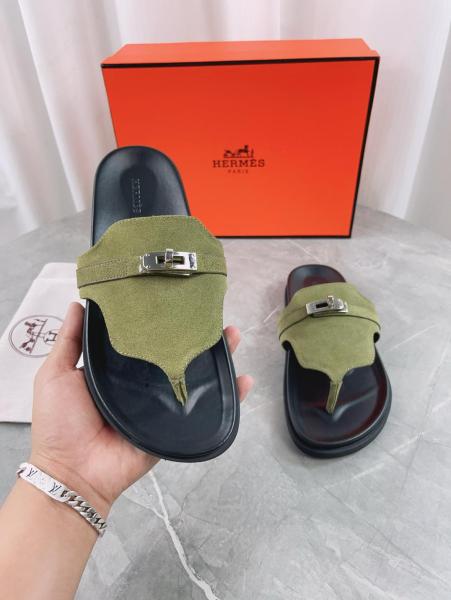 HERMES Empire Flip Flops Women's Green