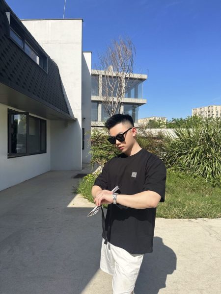 STONE ISLAND Logo Patch Short Sleeved T Shirt