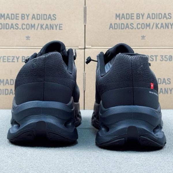 On Anti Slip Wear Resistant Low Top Casual Running Shoes Men's Black