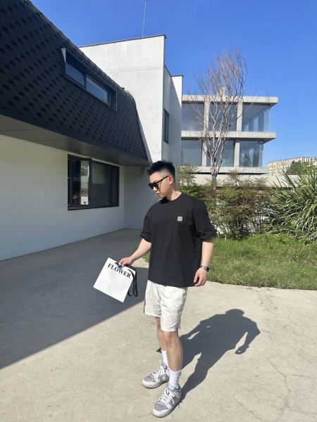 STONE ISLAND Logo Patch Short Sleeved T Shirt