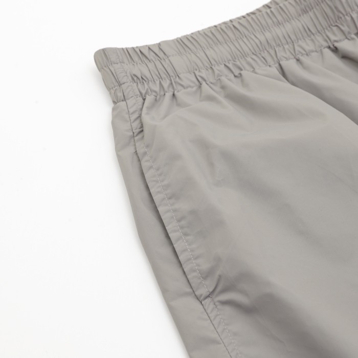 Balenciaga Logo Printed Elastic Casual Shorts Regular Fit Unisex Grey