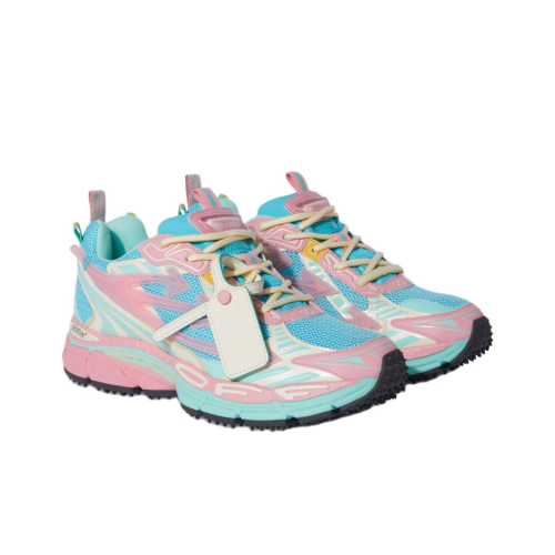 OFF-WHITE BE RIGHT BACK Round Toe Lace-Up Lifestyle Shoes Pink