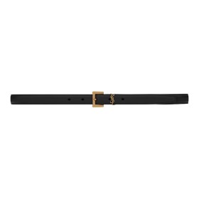 SAINT LAURENT Logo pin buckle belt for women, width 2cm