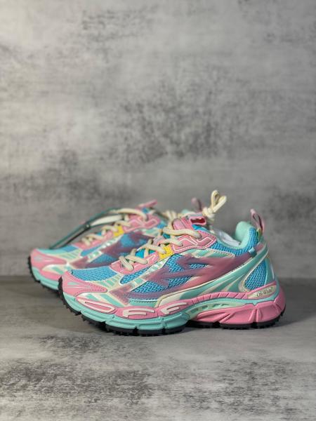 OFF-WHITE BE RIGHT BACK Round Toe Lace-Up Lifestyle Shoes Pink