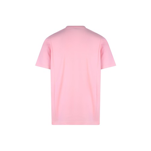 CASABLANCA FW22 Graphic Print Round Neck Short Sleeve T-Shirt Pink