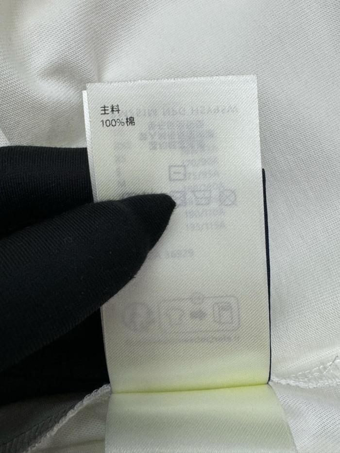 LOUIS VUITTON SS25 Men's Spring/Summer Collection Solid Color Round Neck Printed Short Sleeve T-Shirt Men's