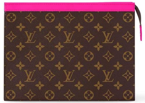 Louis Vuitton Pochette Voyage MM Colormania Fuchsia M82858 size 27*6*21 cm