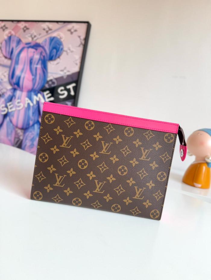 Louis Vuitton Pochette Voyage MM Colormania Fuchsia M82858 size 27*6*21 cm