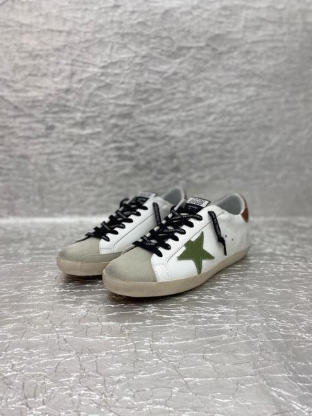 Golden Goose Super-Star Leather Comfortable and Durable Low-top Fashion Sneakers Beige