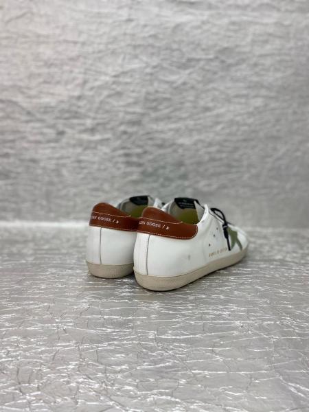 Golden Goose Super-Star Leather Comfortable and Durable Low-top Fashion Sneakers Beige