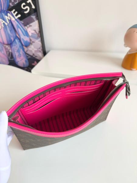 Louis Vuitton Pochette Voyage MM Colormania Fuchsia M82858 size 27*6*21 cm