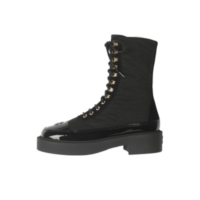 CHANEL Ankle Boots Women's Black