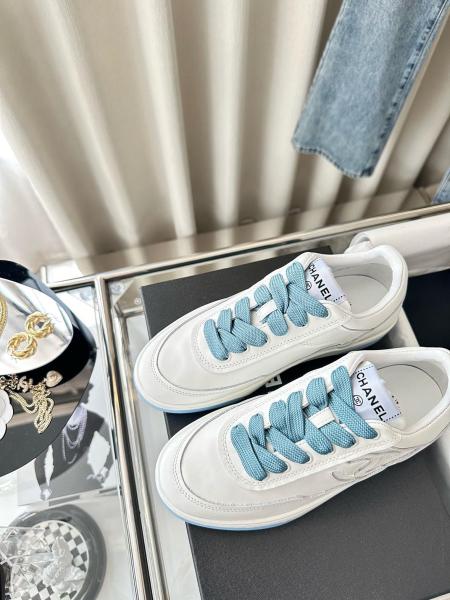 Chanel Low Top Trainer White Blue (Women's)