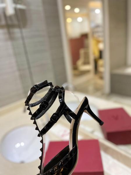 Valentino buckle stiletto pumps for women black