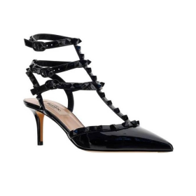 Valentino buckle stiletto pumps for women black