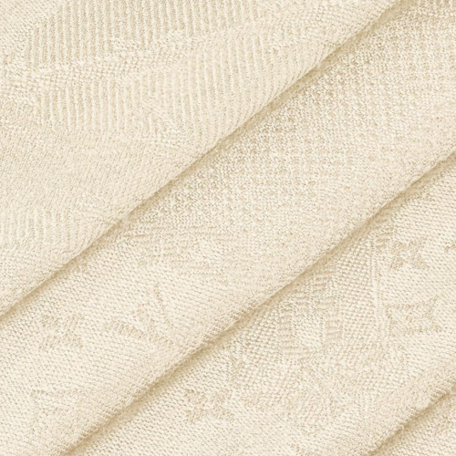 LOUIS VUITTON Logo Design Wool Shawl Women's Beige