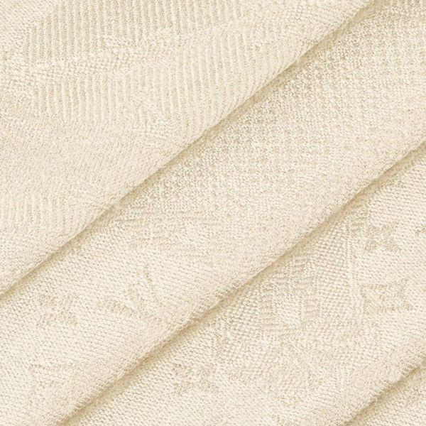 LOUIS VUITTON Logo Design Wool Shawl Women's Beige