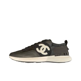 CHANEL Sneaker Fashion Sports Low-top Lifestyle Casual Shoes Women's Black