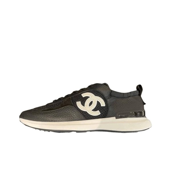 CHANEL Sneaker Fashion Sports Low-top Lifestyle Casual Shoes Women's Black