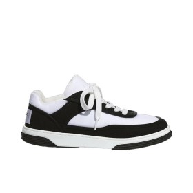 CHANEL Low-top Comfort Low-top Fashion Sneakers Women's Black and White