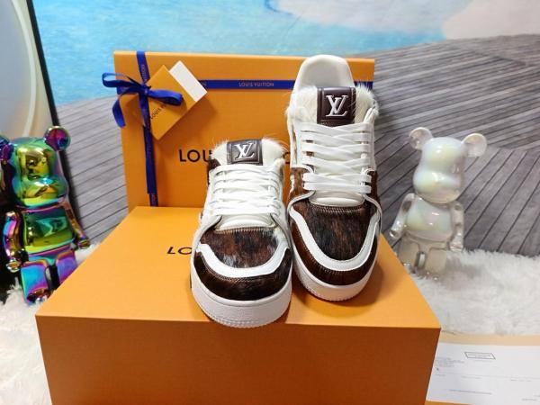 Louis Vuitton LV Trainer Brown Pony