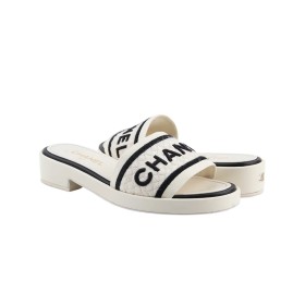 CHANEL Women's Mules 'Ivory Black' Women's