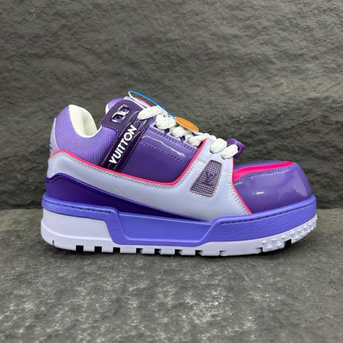 Louis Vuitton LV Trainer Maxi Purple Pink